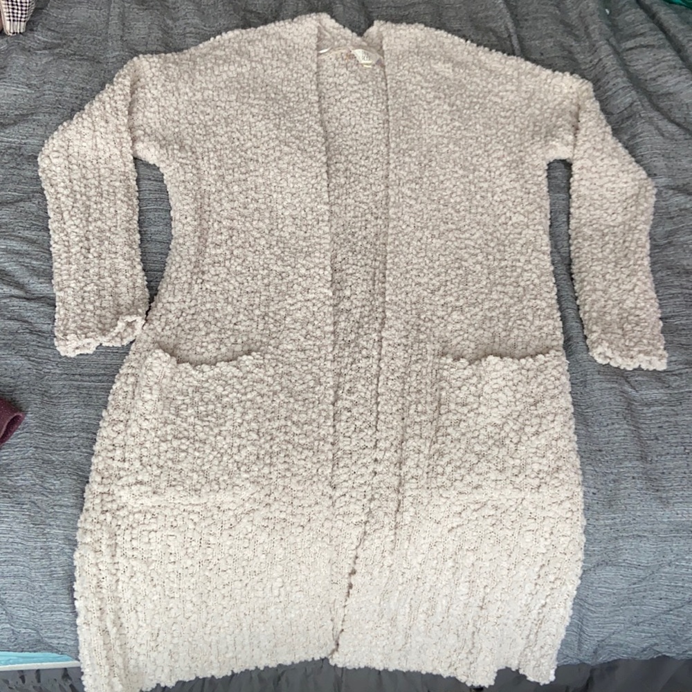 Knee-length Cardigan